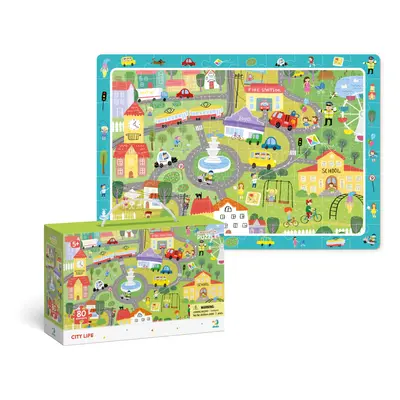 Dodo Puzzle s hledáním obrázků - Život ve městě 80 dílků - TM Toys