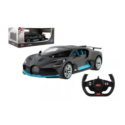 Auto RC Buggatti Divo RASTAR šedé plast 32cm 2,4GHz na dálk. ovládání na baterie v krabici 43x18