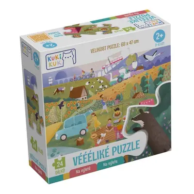 KukiKuk Véééliké puzzle Na výletě