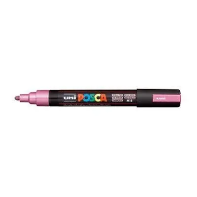 Posca popisovač PC-5M, 1,8 - 2,5 mm, metalická růžová (M13)