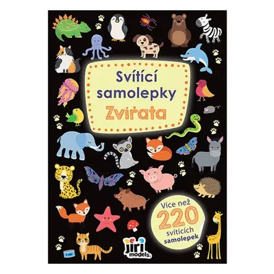 Zvířata - Svítící samolepky