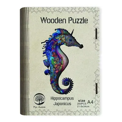 Wooden puzzle Hippocampus Japonicus A4 - EPEE