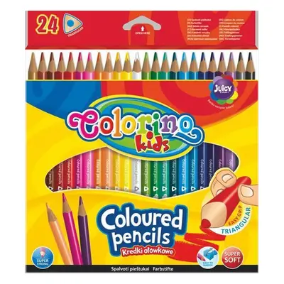 Colorino pastelky trojhranné, 24 barev