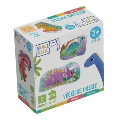 KukiKuk Véééliké puzzle Dinosauři