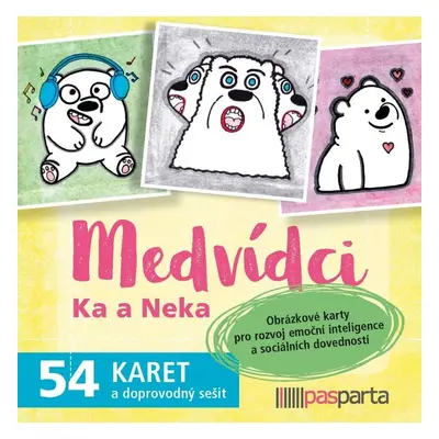 Medvídci Ka a Nekaf - 54 karet a doprovodný sešit - Jana Holubová