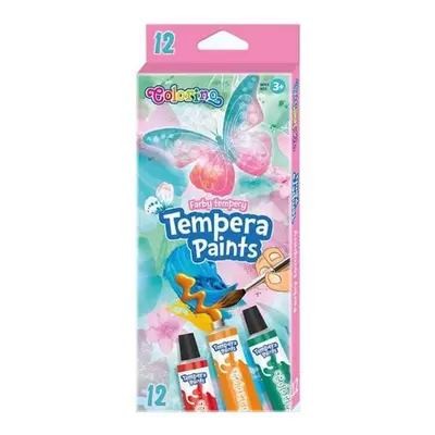 Colorino temperové barvy Follow your Dreams, tuba, 12 ml, 12 barev