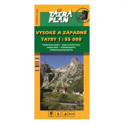 Vysoké a Západné Tatry 1:55 000