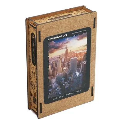 UNIDRAGON dřevěné puzzle RANNÍ NEW YORK velikost S (23x16cm)