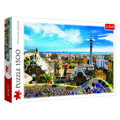 Trefl Puzzle Park Güell, Barcelona / 1500 dílků - Trefl