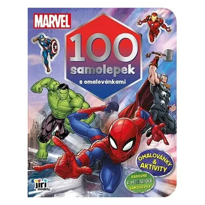 Marvel - 100 samolepek s omalovánkami