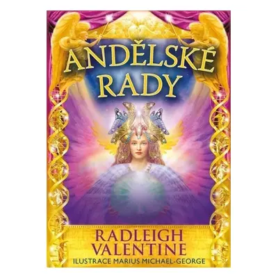 Andělské rady - kniha a 44 karet (lesklé) - Radleigh Valentine