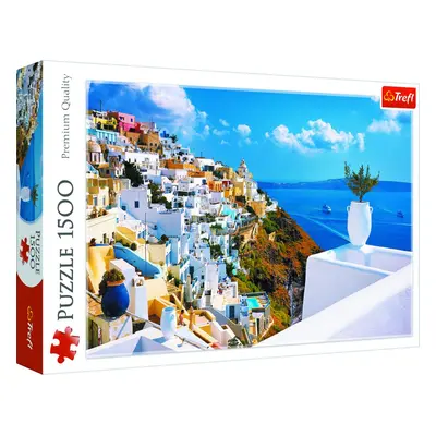 Trefl Puzzle Řecko Santorini 1500 dílků - Trefl