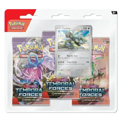 Pokémon TCG: Scarlet & Violet 05 Temporal Forces - 3 Blister Booster