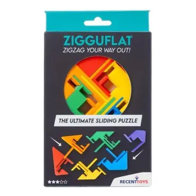 Recenttoys Hlavolam - Zigguflat Puzzle