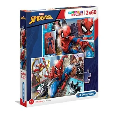 Puzzle Spiderman: Do akce 2x60 dílků