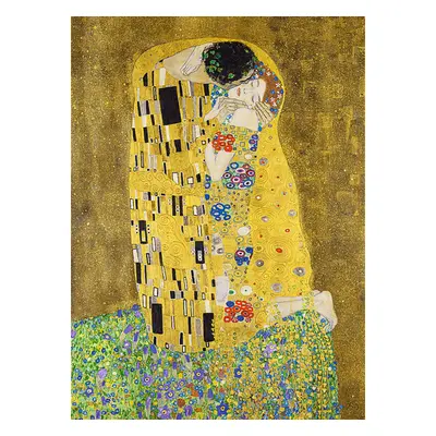 Dřevěné puzzle Art: Gustav Klimt - Polibek 200 dílků