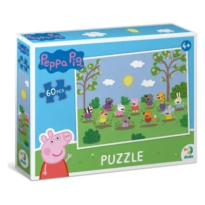 Puzzle Prasátko Peppa: Zábava na sluníčku 60 dílků