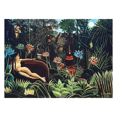 Dřevěné puzzle Art: Henri Rousseau - Sen 200 dílků