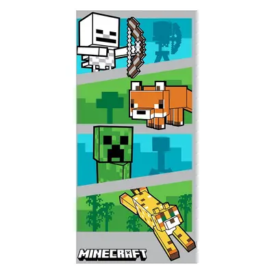 Dětská osuška Minecraft Zvířátka