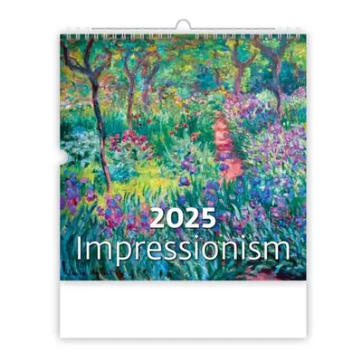 Kalendář nástěnný 2025 - Impressionism, 1. vydání