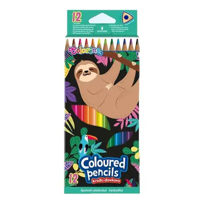 Colorino pastelky trojhranné Wildkid, 12 barev