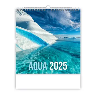 Kalendář nástěnný 2025 - Aqua