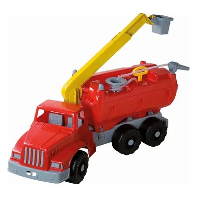 Androni Giant Trucks hasičský vůz s plošinou a funkční stříkačkou - délka 74 cm