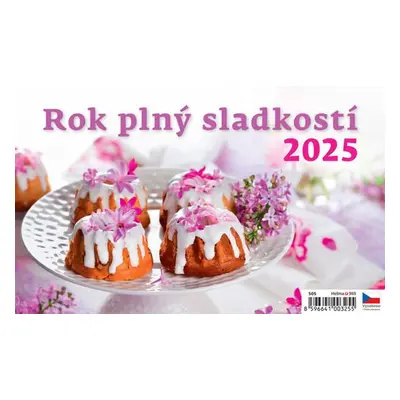 Kalendář stolní 2025 - Rok plný sladkostí