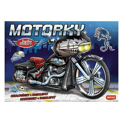 Motorky - Turbo Motory + samolepky