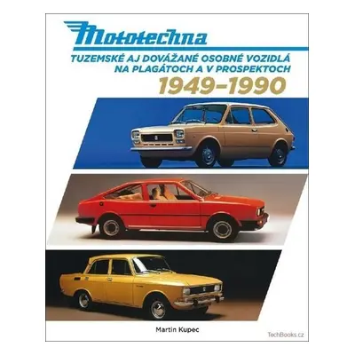 Mototechna - Tuzemská i dovážená osobní vozidla na plakátech a v prospektech 1949-1990 - Martin 