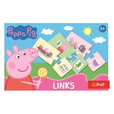 Puzzle Links Prasátko Peppa/2x14 dílků