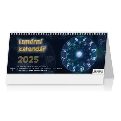 Kalendář stolní 2025 - Lunární kalendář / Lunárny kalendár