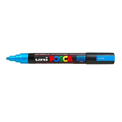 Posca popisovač PC-5M, 1,8 - 2,5 mm, metalická modrá (M33)