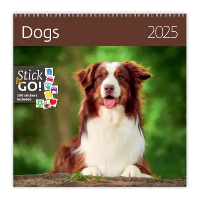 Kalendář nástěnný 2025 - Dogs