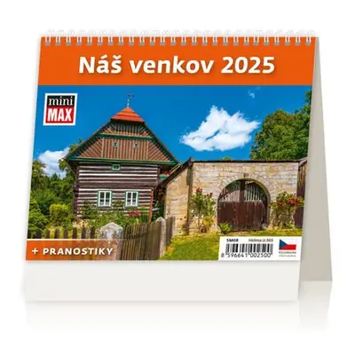 Kalendář stolní 2025 - MiniMax Náš venkov + pranostiky