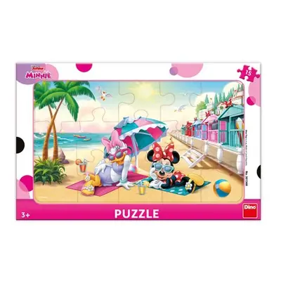 Puzzle deskové Minnie: Oslava 15 dílků