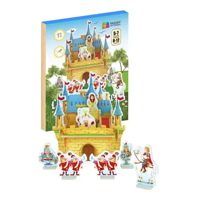 NiXiM Dřevěné 3D puzzle - Hrad pro princeznu