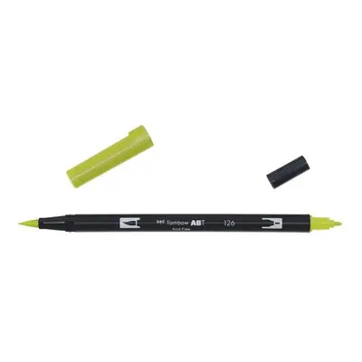 Tombow Oboustranný štětcový fix ABT - light olive