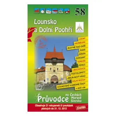 Lounsko a Dolní Poohří 58. - Průvodce po Č,M,S + volné vstupenky a poukázky