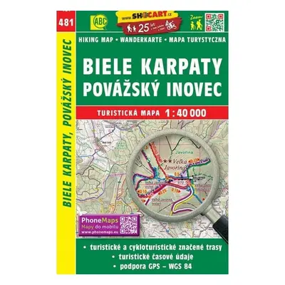 SC 481 Biele Karpaty, Považský Inovec 1:40 000