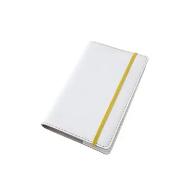 Kožený obal na diář Moleskine XL 25 x 19 cm - kůže bílá deluxe