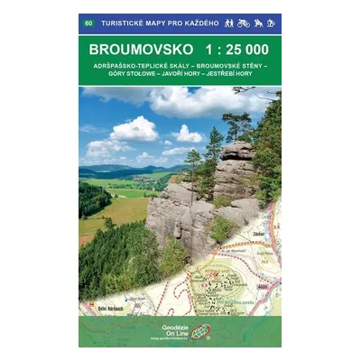 Broumovsko 1:25 000 / 60 Turistické mapy pro každého