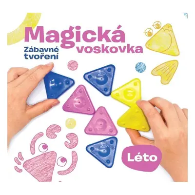 Magická voskovka sada - Léto (knížka, voskovky, výseky)