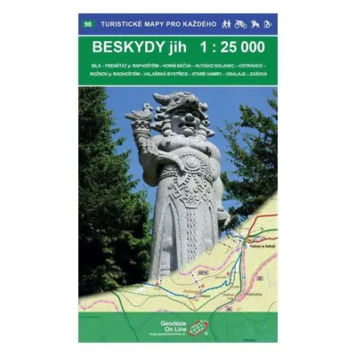 Beskydy - jih 1:25 000 / 98 Turistické mapy pro každého