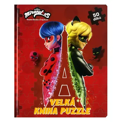 Kouzelná Beruška a Černý Kocour - Velká kniha puzzle 50 dílků - kolektiv.