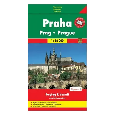 Praha mapa 1:16 000 (karton)