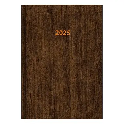 Diář 2025 Wood, denní A5