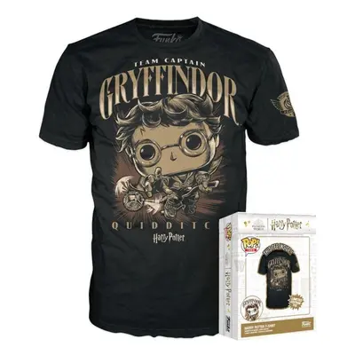 Funko POP Tee: Harry Potter - Quidditch (velikost L)