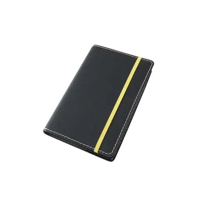 Kožený obal na diář Moleskine L 21 x 13 cm - kůže černá hladká