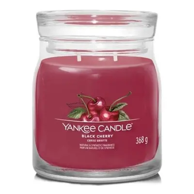 YANKEE CANDLE Black Cherry svíčka 368g / 2 knoty (Signature střední)